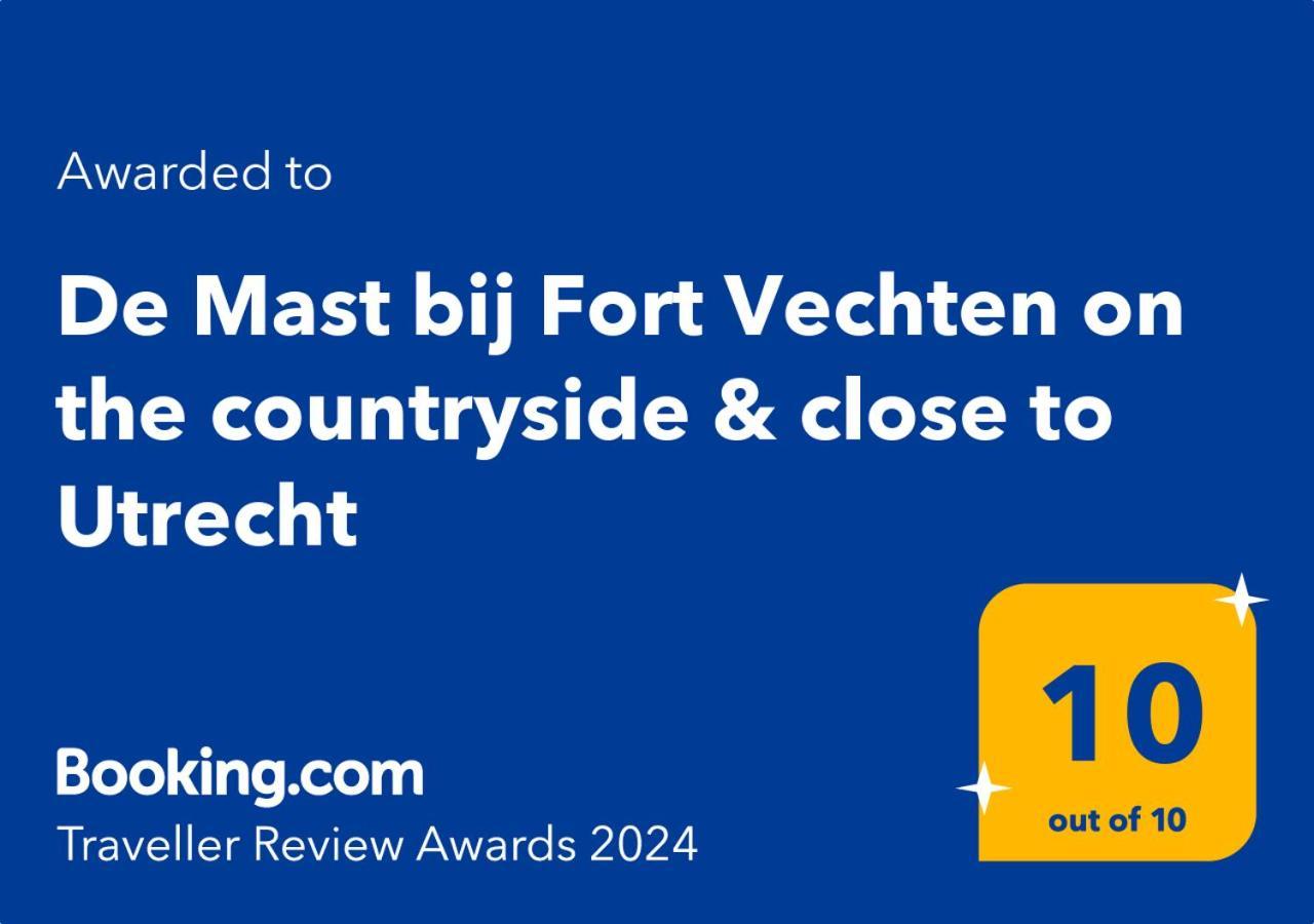 De Mast Bij Fort Vechten On The Countryside & Close To Utrecht Bunnik Exterior photo